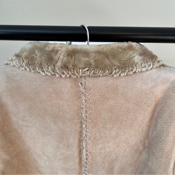 Suede Leather stitched jacket - Picture 4 of 6